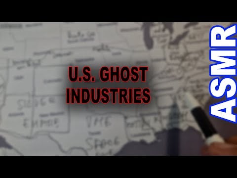ASMR: U.S. Ghost Economies - The Lost Industries Nostalgia | ASMR map tracing + facts