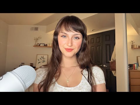 ASMR ~ Get Ready with Me #3 (gum chewing, mouth sounds, makeup application, lid sounds, tapping)