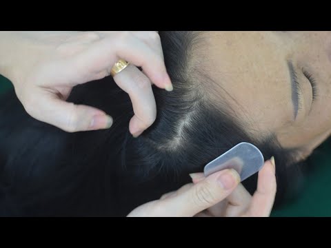 ASMR Aggressive Scalp Scratching & Hair Parting, Tingly Sounds For Relieve Stress, Anxiety