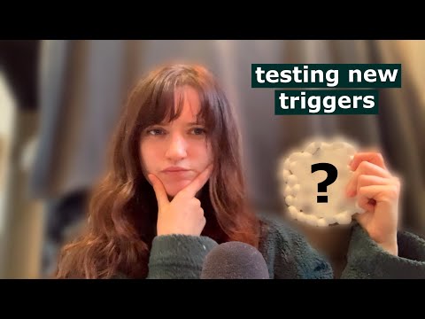 ASMR  ~ Trying New & Unexpected Triggers! (with whispers)