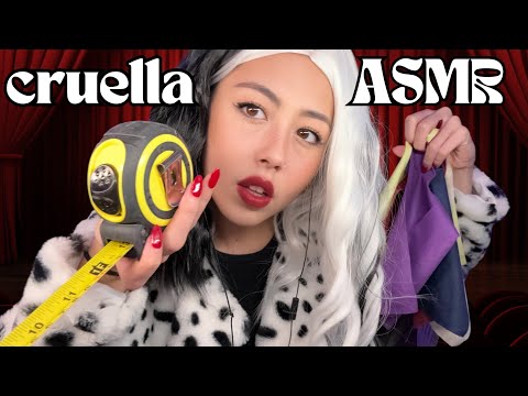 Fast & Aggressive ASMR | Cruella de Vil Measures, Sketches & Colour Analysis (Tingles for Sleep)