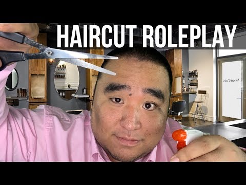 [ASMR] Relaxing Haircut RP ✂️ (Scissors, Brushing, Shampoo) | MattyTingles