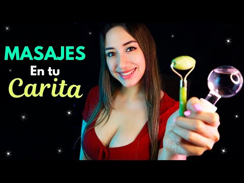 ASMR SESION DE MASAJES INTENSOS en TU CARITA 💤 ASMR RELAJANTE - ATENCION PERSONAL 💖 ASMR en ESPAÑOL