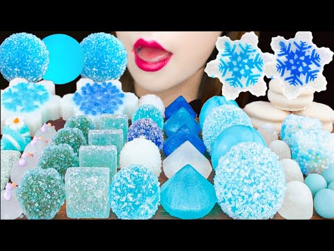 【ASMR】冬っぽいお菓子❄️ MUKBANG 먹방 食べる音 EATING SOUNDS NO TALKING