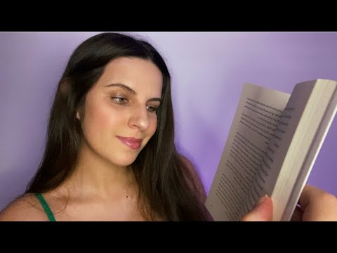 ASMR LEITURA RELAXANTE COM VOZ BAIXINHA (livro de autoconhecimento) 🤍