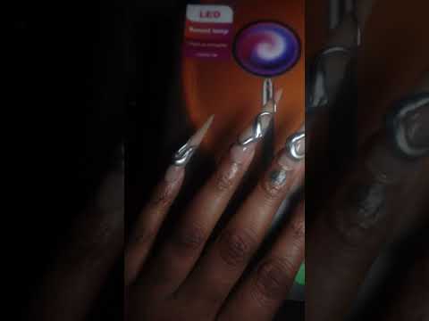 Unboxing my new $10 LED lamp from Amazon! #asmrunboxing #nailtapping #longnailsasmr #explorepage