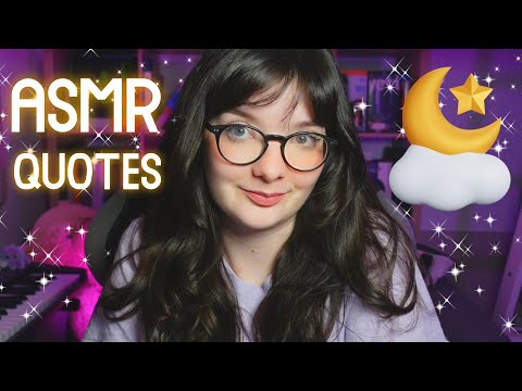 ⭐LEYENDO VUESTRAS FRASES FAVORITAS EN ASMR (lectura susurrada español)⭐