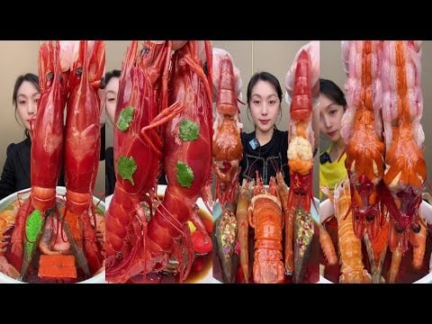 Silence and Chew  Seafood Mukbang 🎧 #NoTalkMukbang #SatisfyingBites
