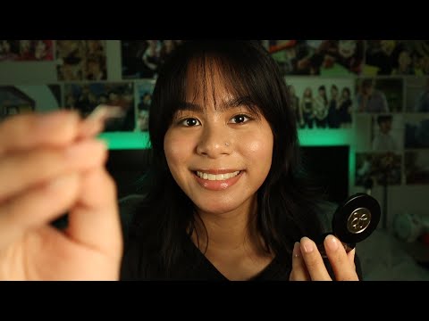 ASMR doing your eyebrows