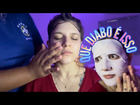 ASMR ~ A skin care mais relaxante que você já viu 💆🏻‍♀️