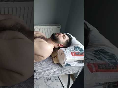 CHEST SLEEPING ASMR MASSAGE  #massage #easyturkish #relax #chiropractor #relaxationmassage