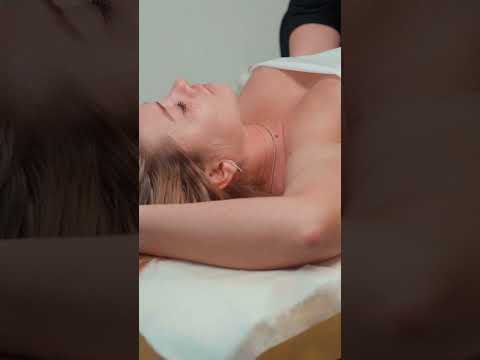 Unique lymphatic drainage body massage for Veronica #shorts
