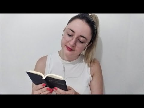 ASMR: LEITURA RELAXANTE COM VOZ SUAVE E CHUVA DE FUNDO