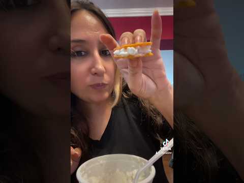 CheeZ pleeZ ASMR Eating Cottage Cheese Sandwich #asmr #shorts #food