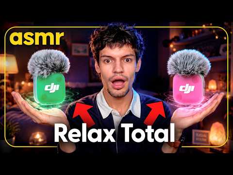 ASMR ESPAÑOL PARA DORMIR PROBANDO LOS DJI MIC MINI 2 😴 INAUDIBLE, SOFT SPOKEN Y SONIDOS RELAJANTES