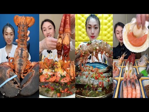 🦀🔥 Mega Platter Seafood Boil Mukbang ASMR | 초대형 플래터 해산물 찜 ASMR | 巨大プレートシーフードボイル ASMR | 巨型拼盘海鲜吃播 ASMR