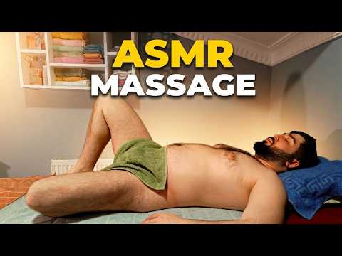 Professional Full Body Massage ASMR Sleep Relaxation-CHEST,LEG,FOOT,ARM,BACK,ABDOMEN,BELLY