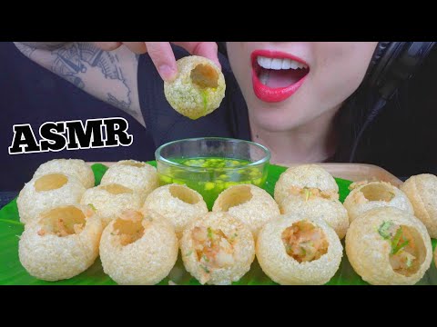 ASMR PANI PURI/GOLGAPPY (EXTREME CRUNCH EATING SOUNDS) NO TALKING | SAS-ASMR