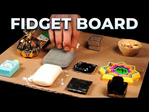 ASMR DIY Fidget board (no talking)