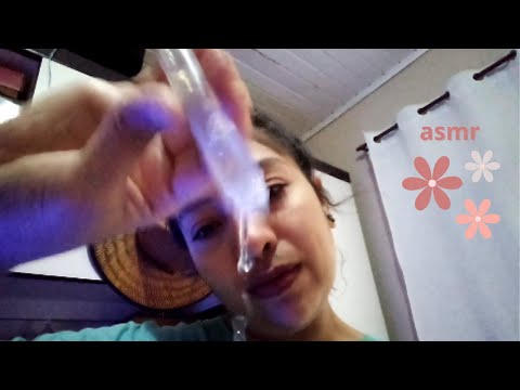 ASMR caseiro: Ajudando a mãe gravidinha com as contrações🌷Massagens, banho quente, cremes, mimos🎁