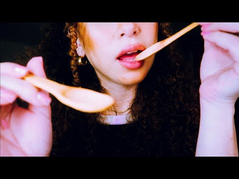 ASMR COLHER DE MADEIRA | WOODEN SPOON