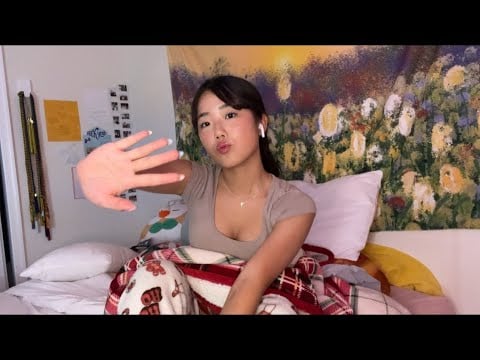 Cozy Summer nights ASMR: fabric sounds, soft whispering