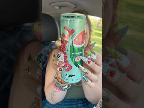 ASMR/ energy drink taste test 🍉 #unwell #bestlifebybrooke #tastetest #drinks #drink #drinkreview