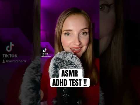 ASMR DO YOU HAVE ADHD ?! #asmr #asmrvideo #asmrsounds #asmrcommunity #tingly