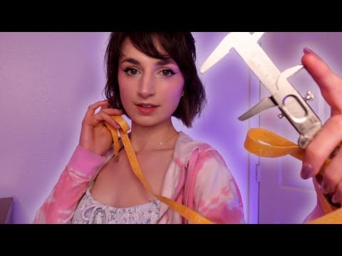ASMR | Detailed Face Measuring Roleplay 📏 personal attention