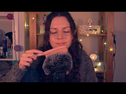 ASMR Mic Brushing & Combing for Sleep and Tingles