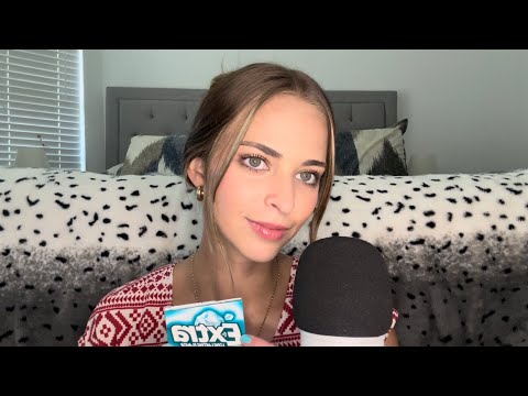 ASMR| Gum Chewing Whisper/Ramble 😁