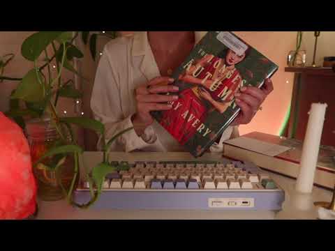 ASMR Cozy Librarian Customer Service 📗🤎 Soft-Spoken, Creamy Keyboard Typing, Book Sounds, Writing