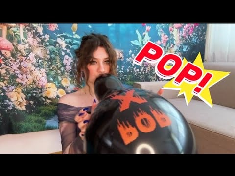 ASMR BALLOONS - Blowing Up And Popping ✨Squeaky Sounds ⭐