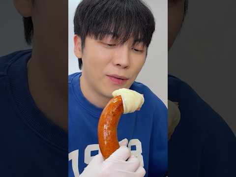 Sausages MUKBANG🌭 #shorts