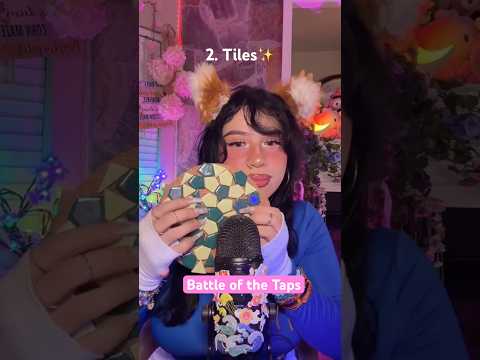 5 GOATED ASMR Tapping items🔥👀 #asmrtingles #asmr #shorts