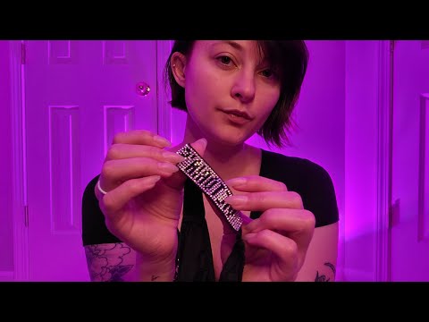 ASMR | Fabric Scratching Rhinestones