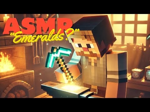 Minecraft ASMR Roleplay: Blacksmith Grades Your Pickaxe 2 *RELAXING