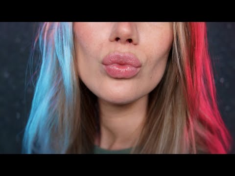 ASMR | CLOSE-UP KISSES & POSITIVE AFFIRMATION | Breathy Mouth Sounds | Isabel imagination