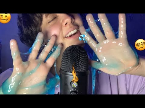 (ASMR) Sons de mão e de boca extremamente molhados ☔ Sensibilidade alta🔥