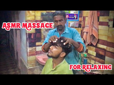 ASMR Massage For Relax By Multani Massager #asmr #massage #headmassag #asmrmassage #challenge