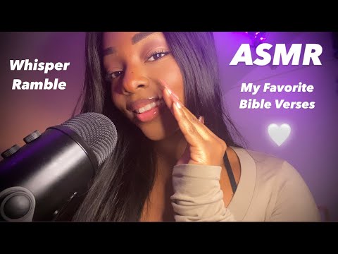 ASMR | Whisper Ramble (Bible Verses) 🤍