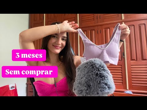 ASMR MEU JEJUM DE COMPRAS ACABOU. O QUE COMPREI APÓS 3 MESES