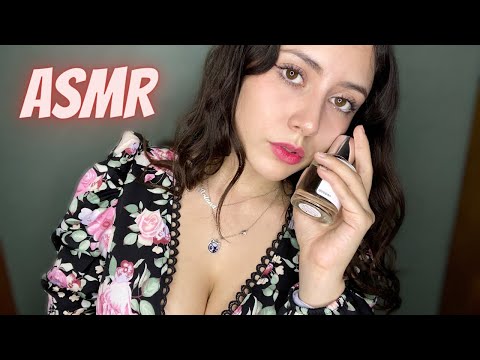 ASMR español ✨ PUEDES ADIVINAR EL AROMA DEL PERFUME? 💖 relajante spray y soft spoken ft. Dossier uwu