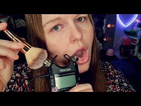 ASMR | INTENSE Cupped Mouth Sounds W/ Brushing (NO TALKING)