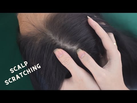 ASMR Hair Tingles, Hair Parting, Hair Play With Breathing Sounds, Relaxing For Stress Relief