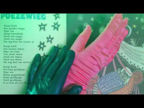 SATIN GLOVES 💜  Reading in Dutch 🇳🇱 Before Sleep ⭐   [[ASMR]]