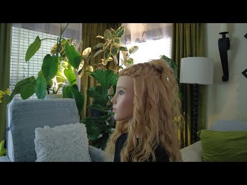 Undo | ASMR | Braided Curly Look, Hairstyle, Hairstyling, Perfectionist, Finished Touch, Whispering