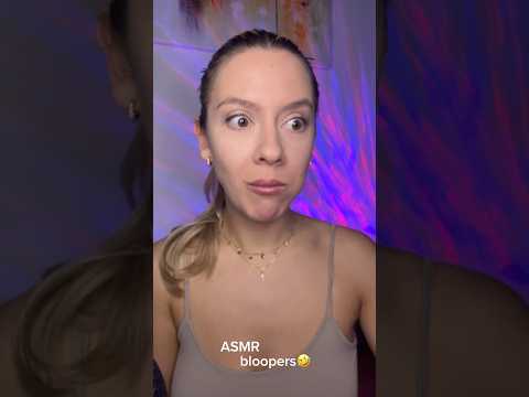 BLOOPERS😂 #asmr #behindthescenes