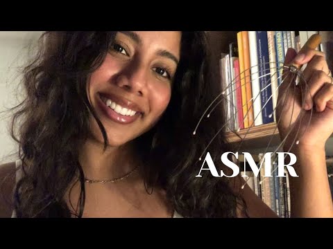 ASMR head massage with scalp scratcher 💖