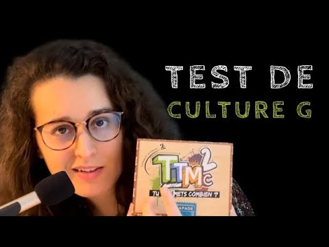 ASMR FR | Test de culture générale 📚